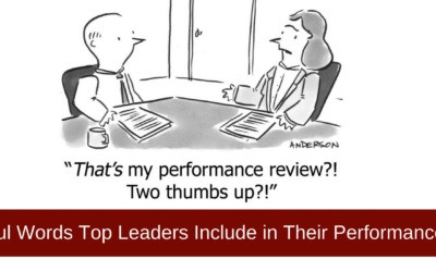 Performance Review – 3 Powerful Words Which Influence Results