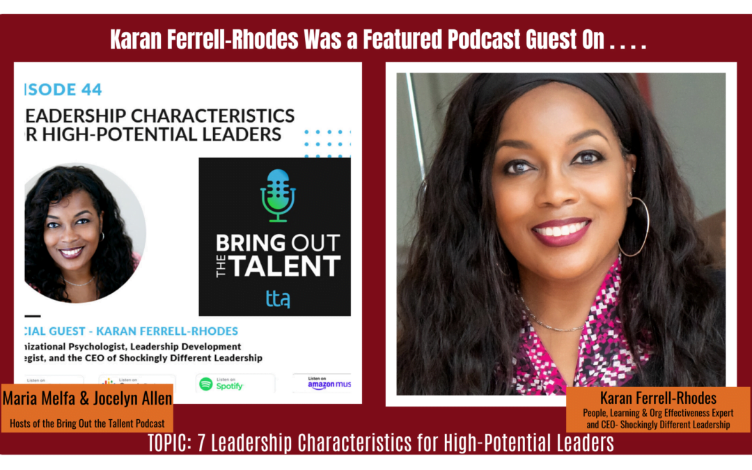 Karan Rhodes | Guest on the Bring Out the Talent podcast with Maria Melfa and Jocelyn Allen