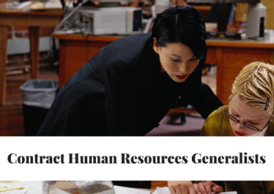 Contract Human Resources Generalist Pool