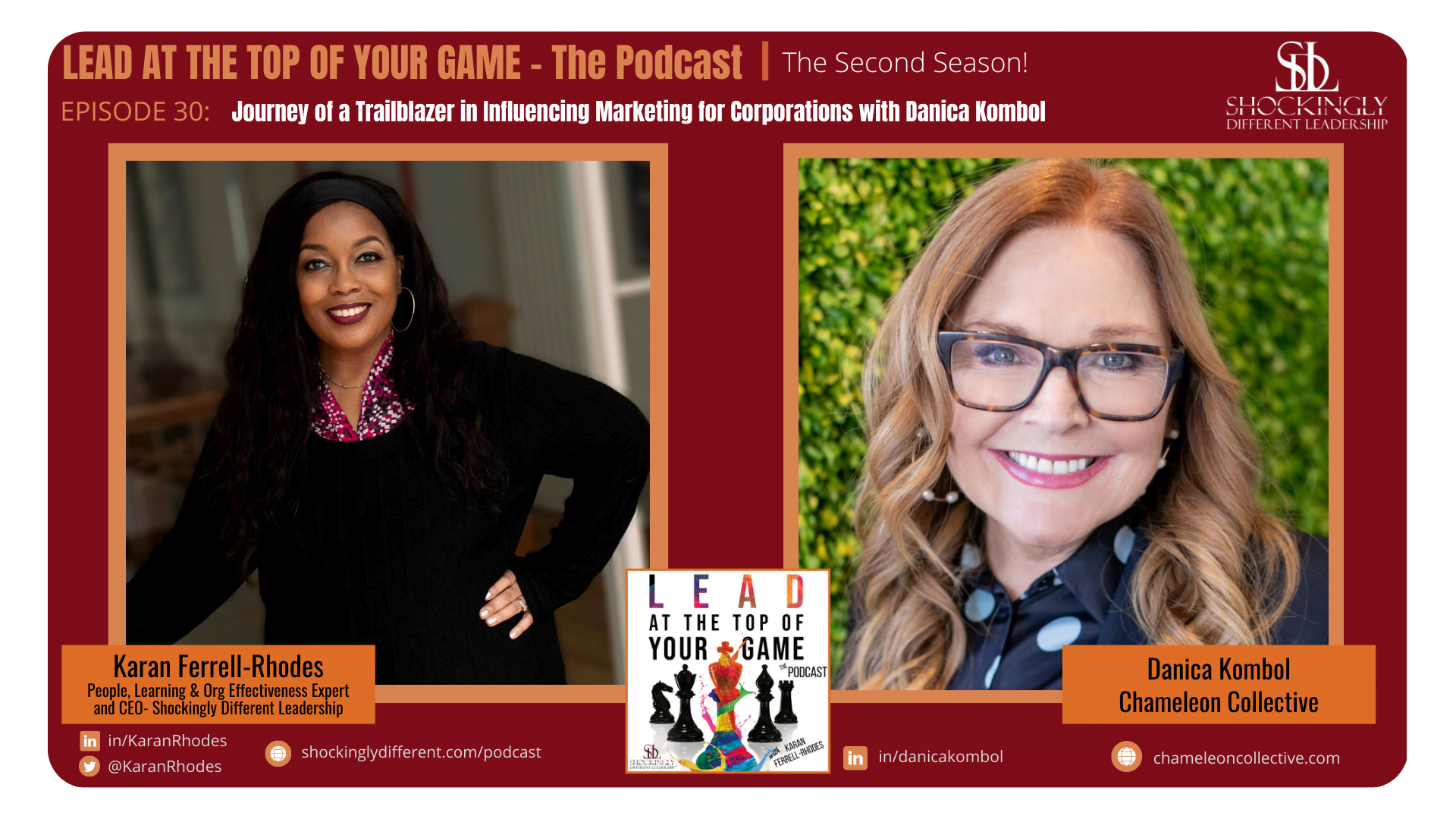 Episode 30 | Journey of a Trailblazer in Influencing Marketing for  Corporations with Danica Kombol | Shockingly Different Leadership