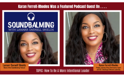 Karan Rhodes | Guest on the SoundBalming podcast with Dr. LaMarr Darnell Shields