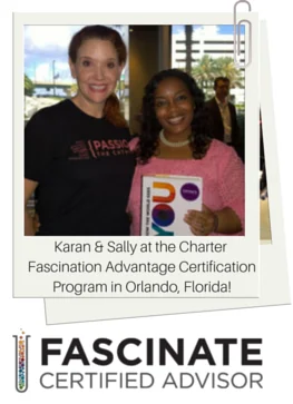 Karan Rhodes and Sally Hogshead