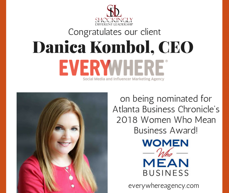 Danica Kombol – Everywhere Agency – Nominated for 2018 Women Who Mean Business Award